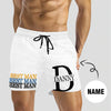 Custom name swim shorts