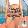 Custom husband face yoga shorts