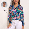 Custom floral women tops printing