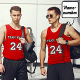 Custom Sports Team Name&Number Tank Tops For Women&Men 30 Colors