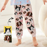 【Flash Sale】Custom Dog&Cat Face Kid's Donut Long Pajama Pants Best Gifts for Children