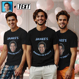 Custom Face&Text Bachelorette Shirts Bachelorette Party Gifts Ideas Groom Shirt Wedding Party Tee