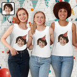 Custom Big Face Birthday Party Tank Tops For Women&Men 30 Colors