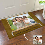 Costom Photo Got Your Back Doormat