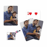 Custom Dad Photo Playing Cards