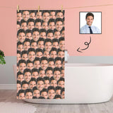 Custom Face Seamless Photo Bath Towel 30