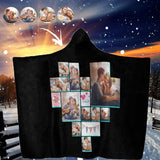 Custom Photo Love Hooded Blanket (80