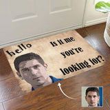 Custom Face Looking For Me Doormat