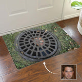 Custom Face Manhole Cover Doormat