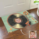 Custom Face Record Doormat