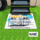 Custom Name Summer RV Doormat