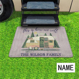 Custom Name This Is How We Roll Doormat