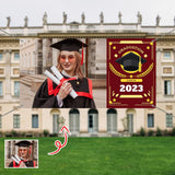 Custom Photo Congratulations Class Of 2023 Happy Graduation Congrats Banner Graduation Gift