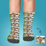 Kids Custom Socks Printed With Picture Personalized Family Photo Children's Socks