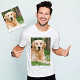 [Limited Time Offer] Custom Photo Classic Unisex T-shirt with Personalized Pictures for Men and Women (S-6XL)(30 Colors)