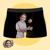 Custom Face My Lover Men's Print Boxer Briefs Design Your Own Custom Underwear Unique Underwear Gift