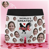 Made in USA Custom Boxers Personalized Underwear With Face Worlds Greatest Cock Custom Mens All Over Print Boxer Briefs