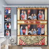 Custom Photo&Text Popcorn Shower Curtain 66