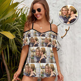 Custom Photo Commemorate Our Love Women's Suspender Top