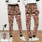 [High Quality] Custom Big Face Fashion Seamless Personalized Closed Bottom Casual Sweatpants