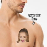 Custom Face Lover Temporary Tattoo