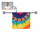 Custom Face Rainbow Towel