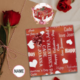 [Made In USA] Name Gift Wrapping Paper Custom Romantic Love Wrapping Paper 58